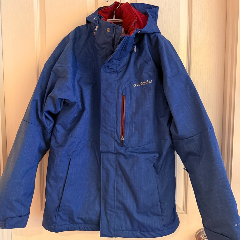 Columbia Men Alpine Action Ski Jacket - Dark Mountain Size S